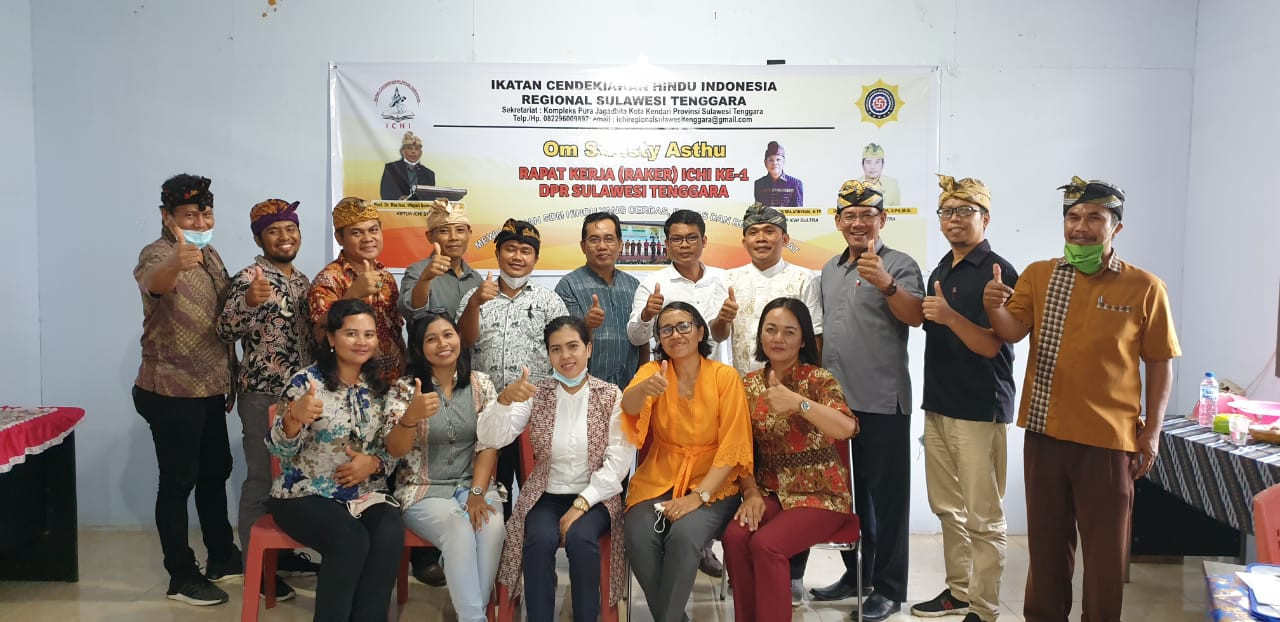 Gelar Rapat Kerja (Raker) I, DPR ICHI Sultra Siapkan SDM Hindu yang Cerdas, Ikhlas dan Bermartabat